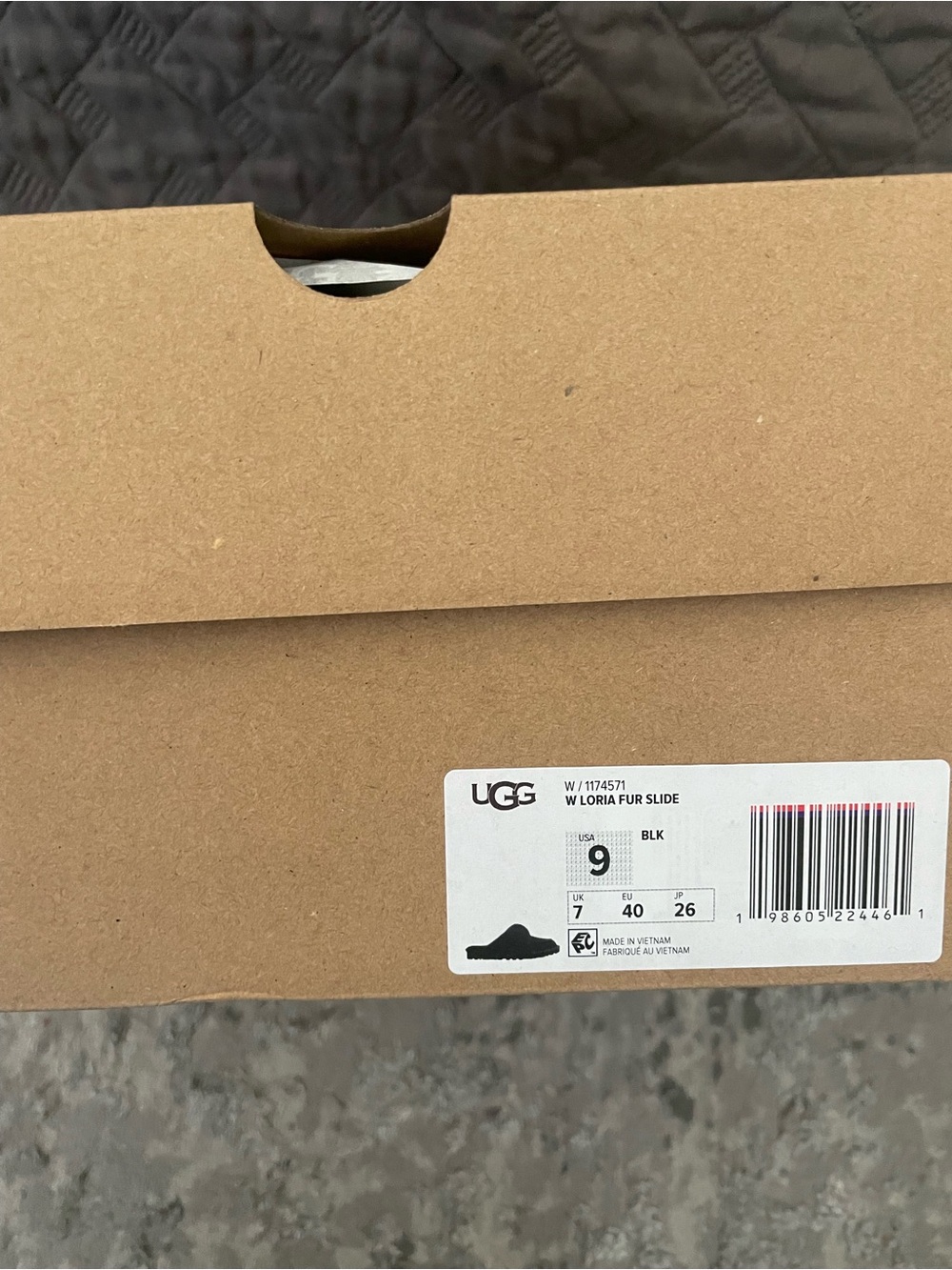 UGG Loria fur slide - Picture 4 of 4